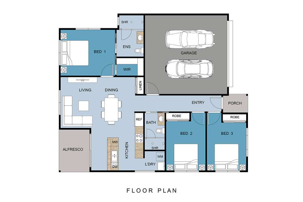 Modern 12.5m Frontage Home Designs – Sunshine Coast, North Brisbane & Queensland