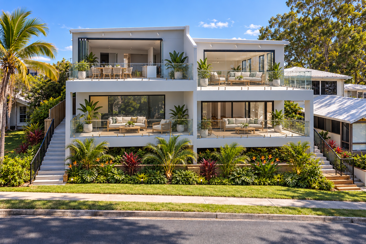 Exterior impression of the Azura Woody Point coastal development